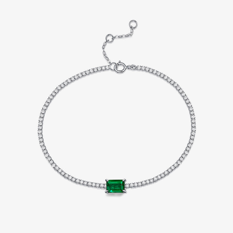 4 Sets Emerald Cut Emerald Jewelry