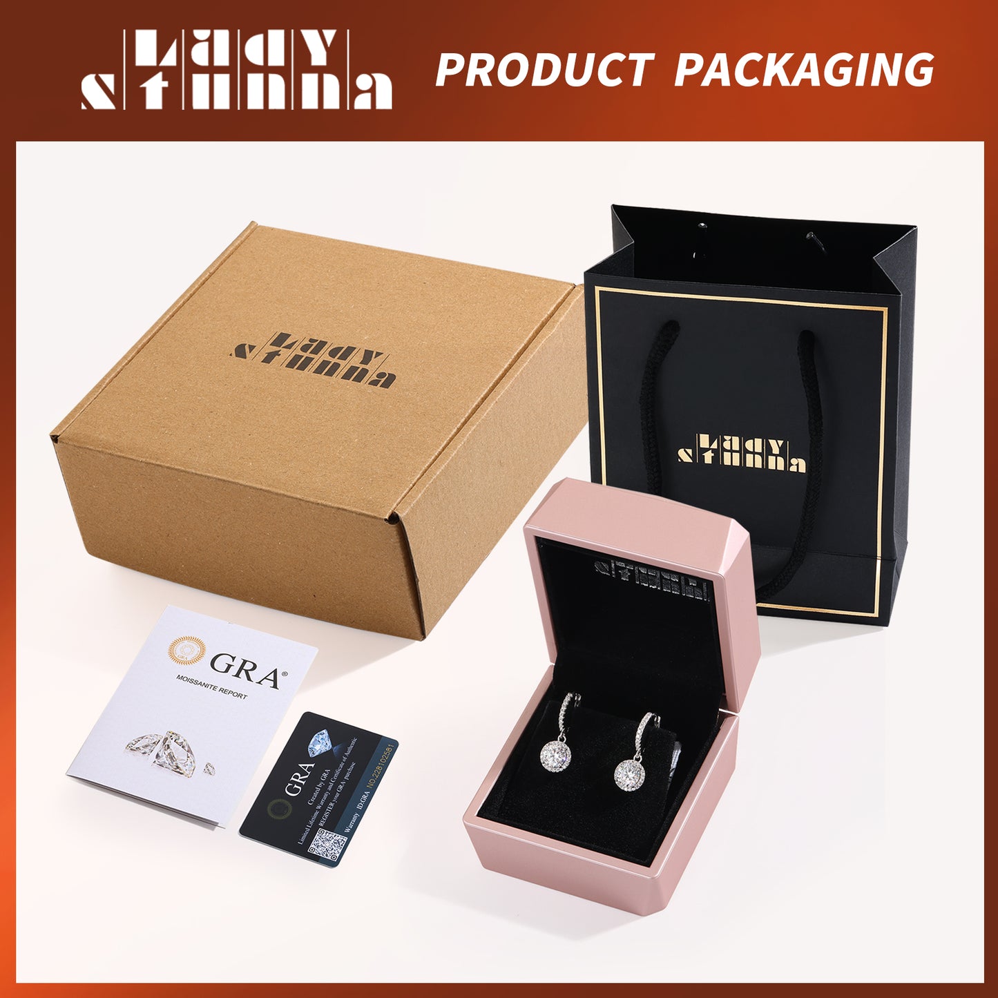 Stunna Lady 1CT 2CT Classic Radiance Moissanite Earrings