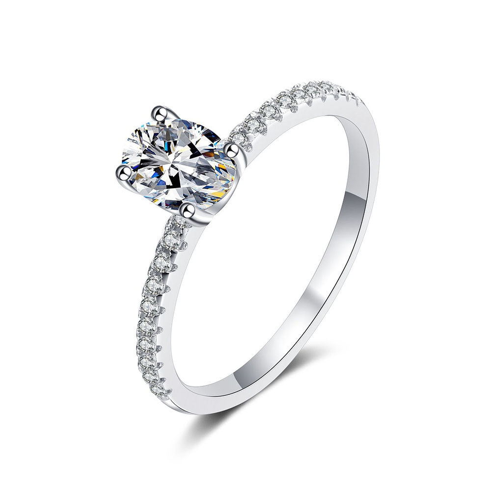 Stunna Lady 1CT 2CT Heart Shaped Moissanite Ring