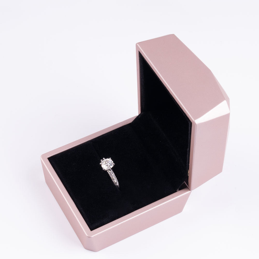 Stunna Lady 1CT Double Stack Rope Moissanite Ring