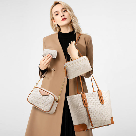 4-piece Set  Tote Shoulder Crossbody Bag
