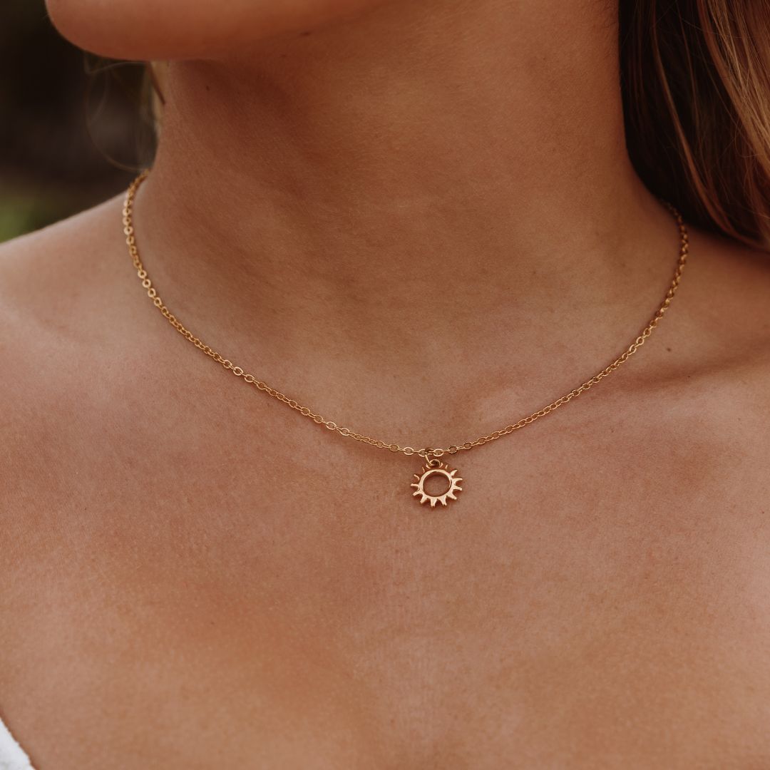 Sun Pendant Necklace