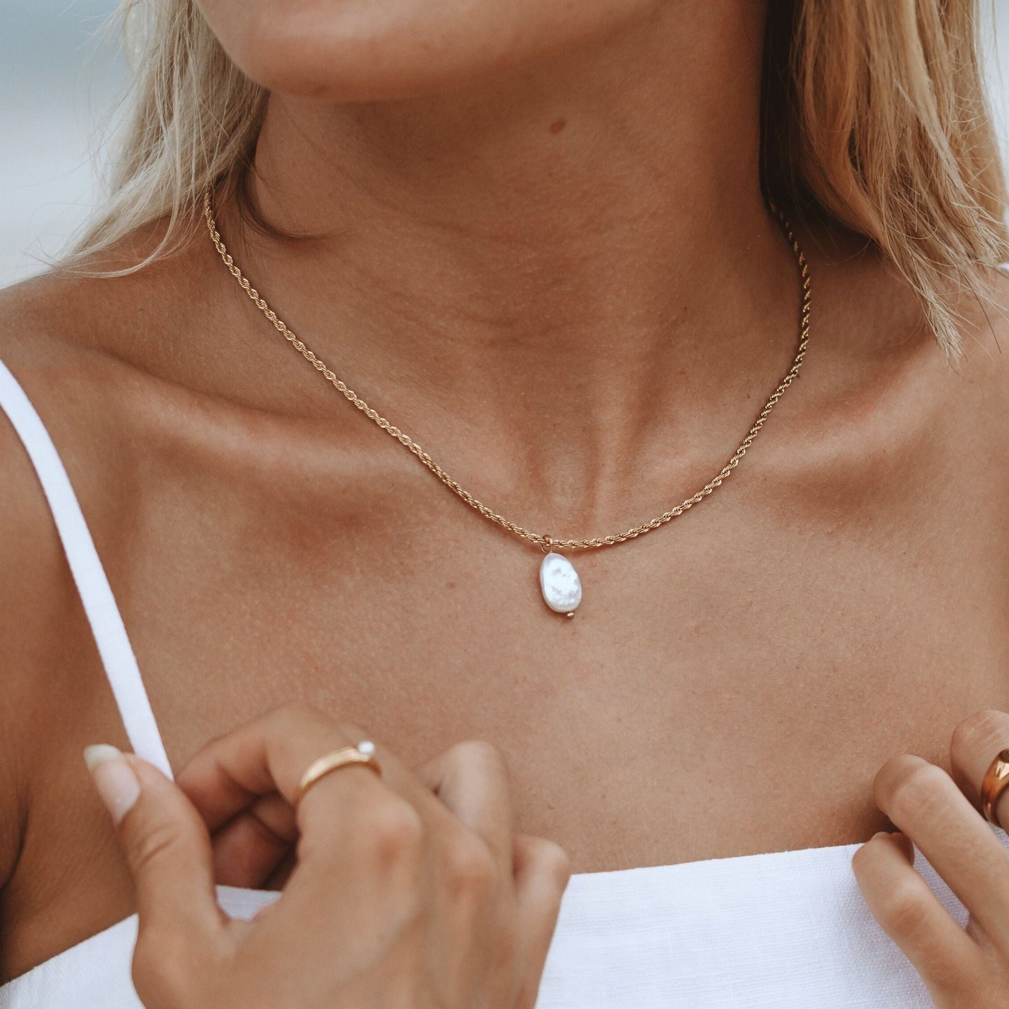 Baroque Pearl Pendant