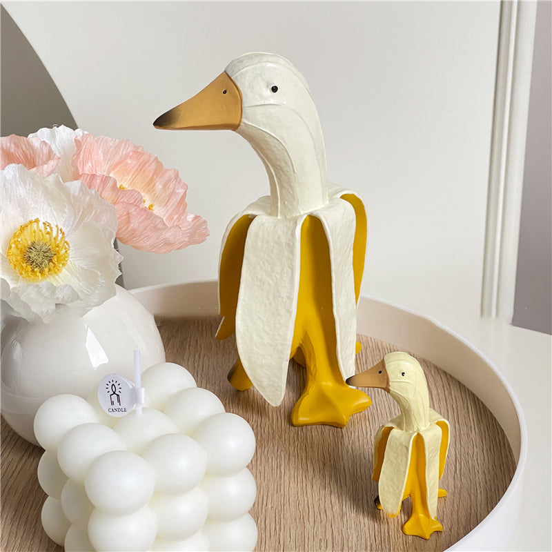 Banana Duck Sculpture Gadgets Cute Gifts