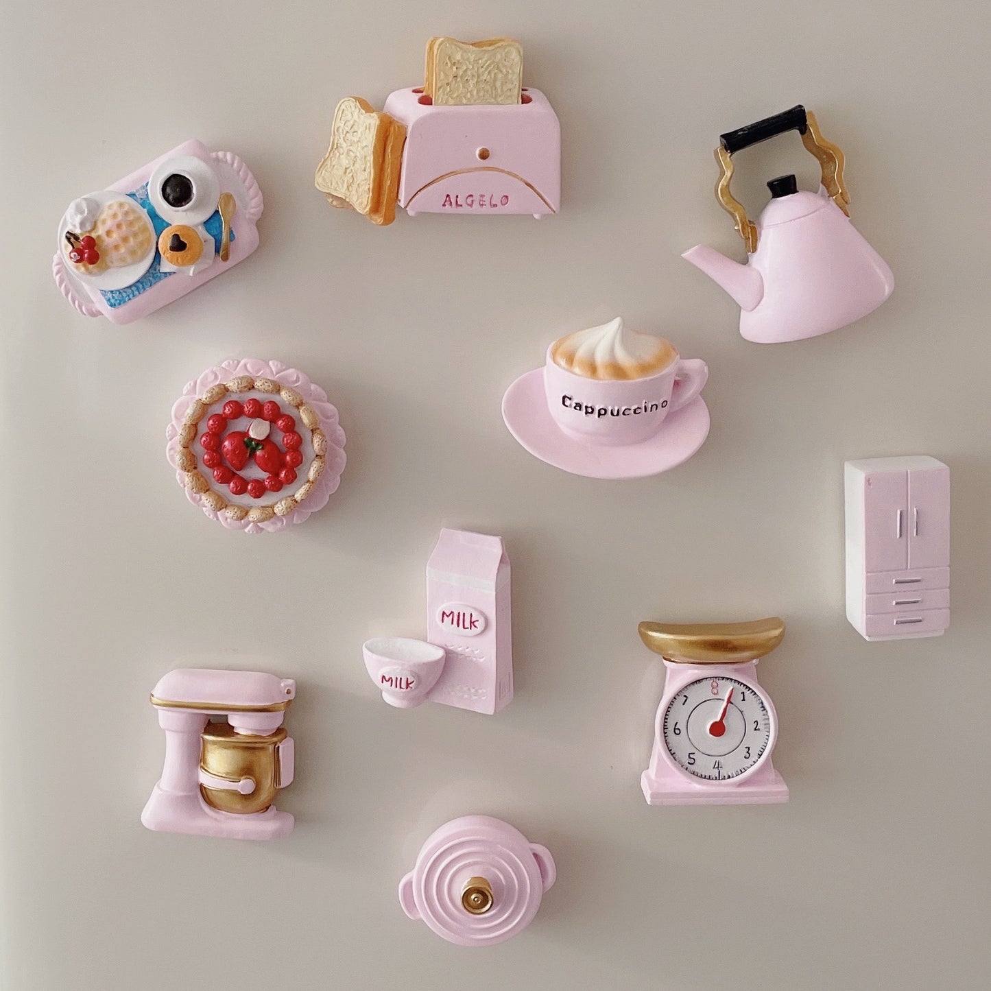 Pink Girly Kitchen Afternoon Tea Magnetic Decor