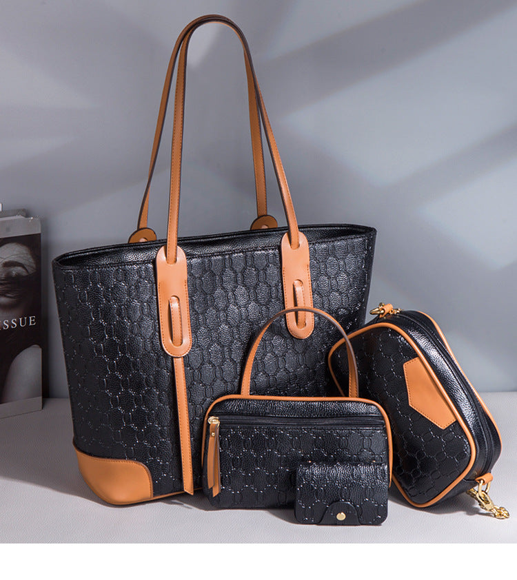 4-piece Set  Tote Shoulder Crossbody Bag