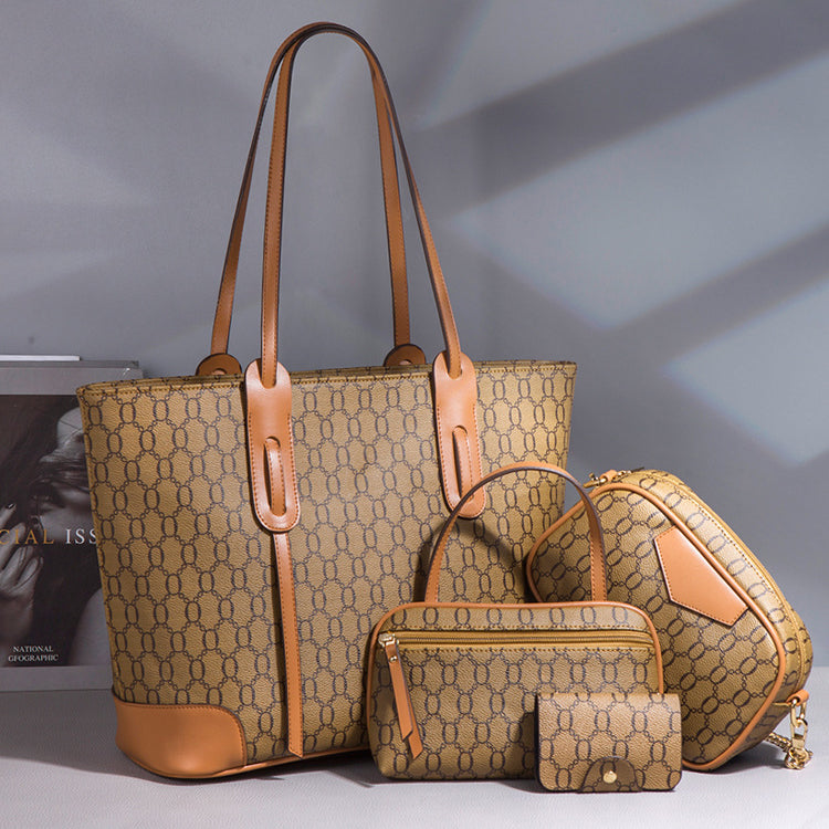 4-piece Set  Tote Shoulder Crossbody Bag