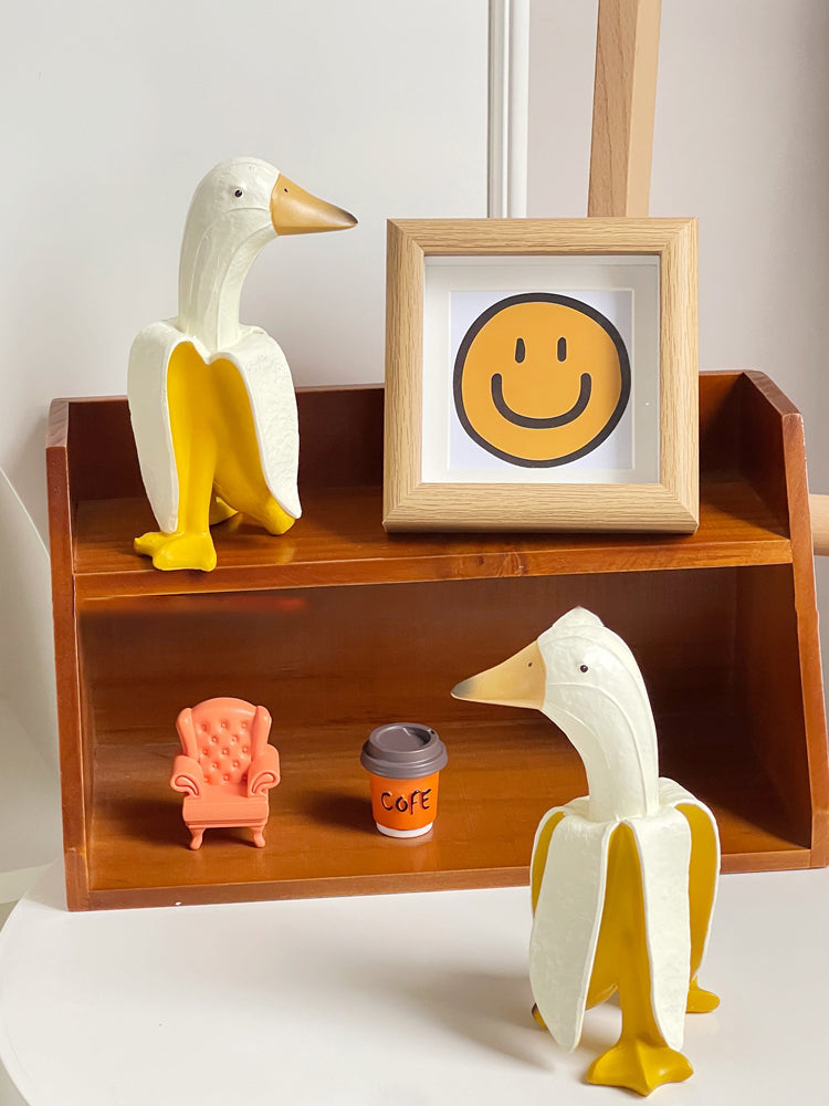 Banana Duck Sculpture Gadgets Cute Gifts