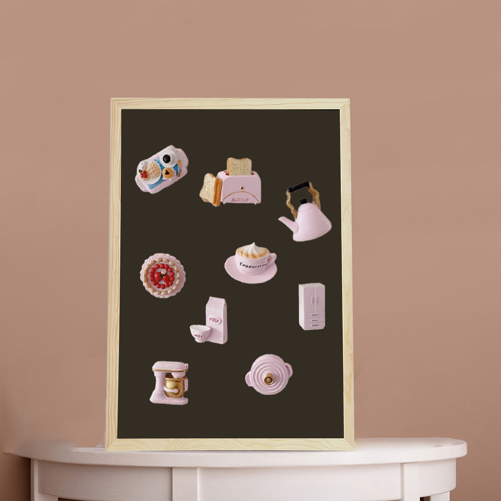 Pink Girly Kitchen Afternoon Tea Magnetic Decor