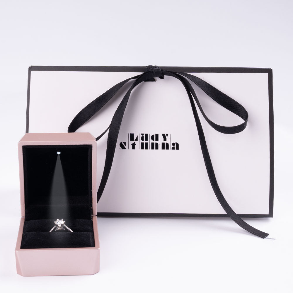 Stunna Lady 1CT Promise Prong Moissanite Ring