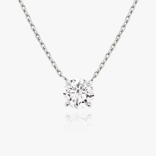 Stunna Lady 1CT Classic Solitaire Moissanite Necklace